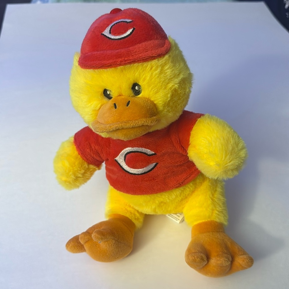 Licensed Cincinnati Reds Duck With Shirt Ball Cap Hat FOCO Forever Collectibles